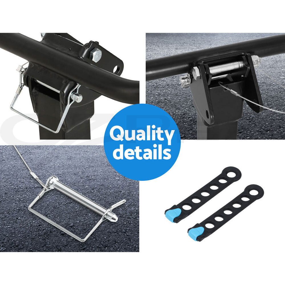 4-Bike Carrier Rack Car Rear Hitch 2" Towbar Foldable