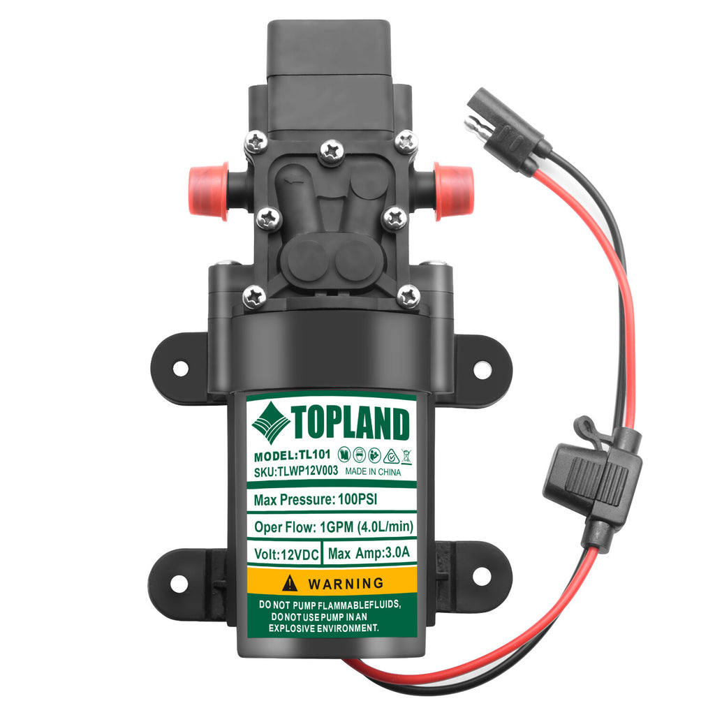 12V Caravan/Boat Water Pump – High Pressure Self-Priming