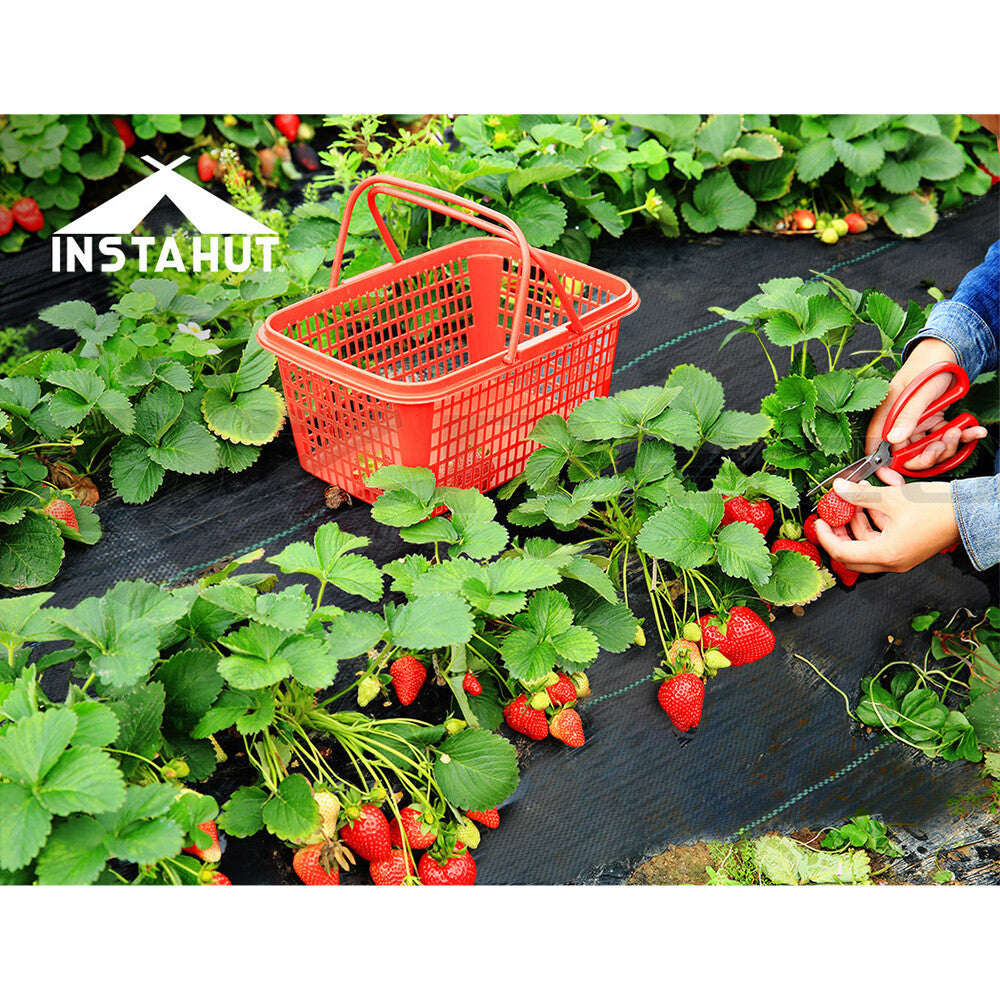 Weed Mat 0.915x100m Woven Fabric Garden Plant Control