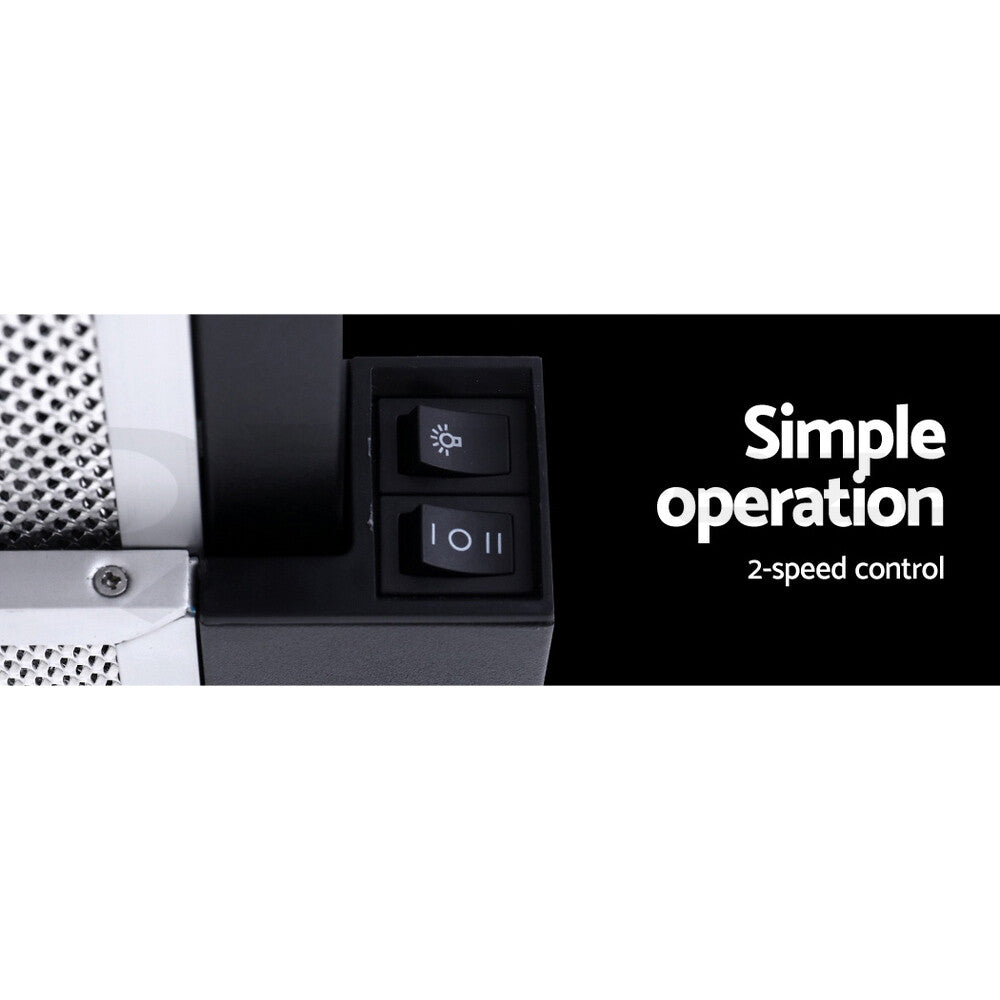 60cm Slide Out Kitchen Rangehood Canopy Stainless Steel