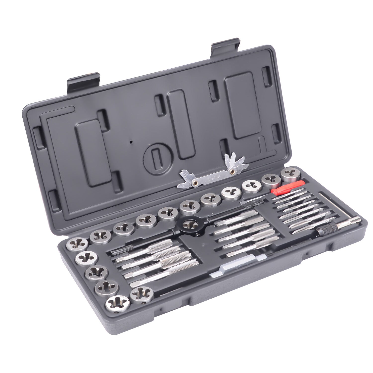 40pc Tap & Die Set – Metric & Imperial Thread Drill Kit M3-M12