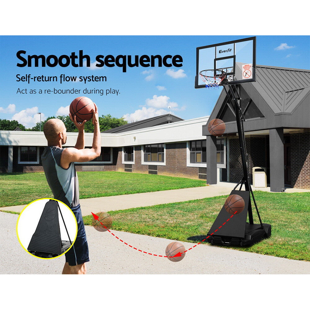 Portable Basketball Hoop Stand Height Adjustable Pro 305