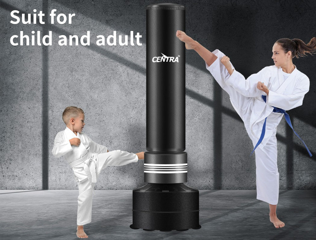 Centra Freestanding Boxing Bag – Speed & Kick Heavy Leather Gym Trainer