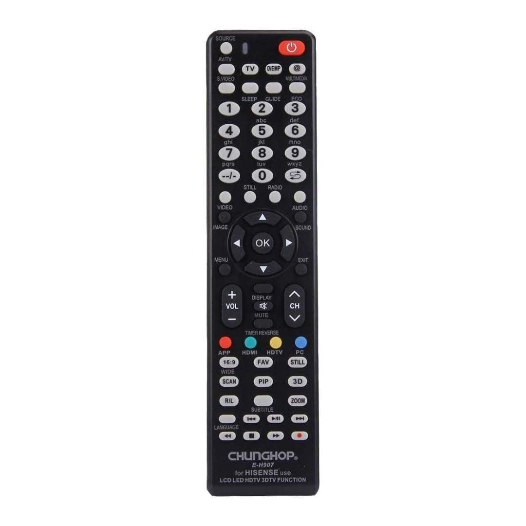 Chunghop Universal TV Remote Control Hisense LCD and HD Models