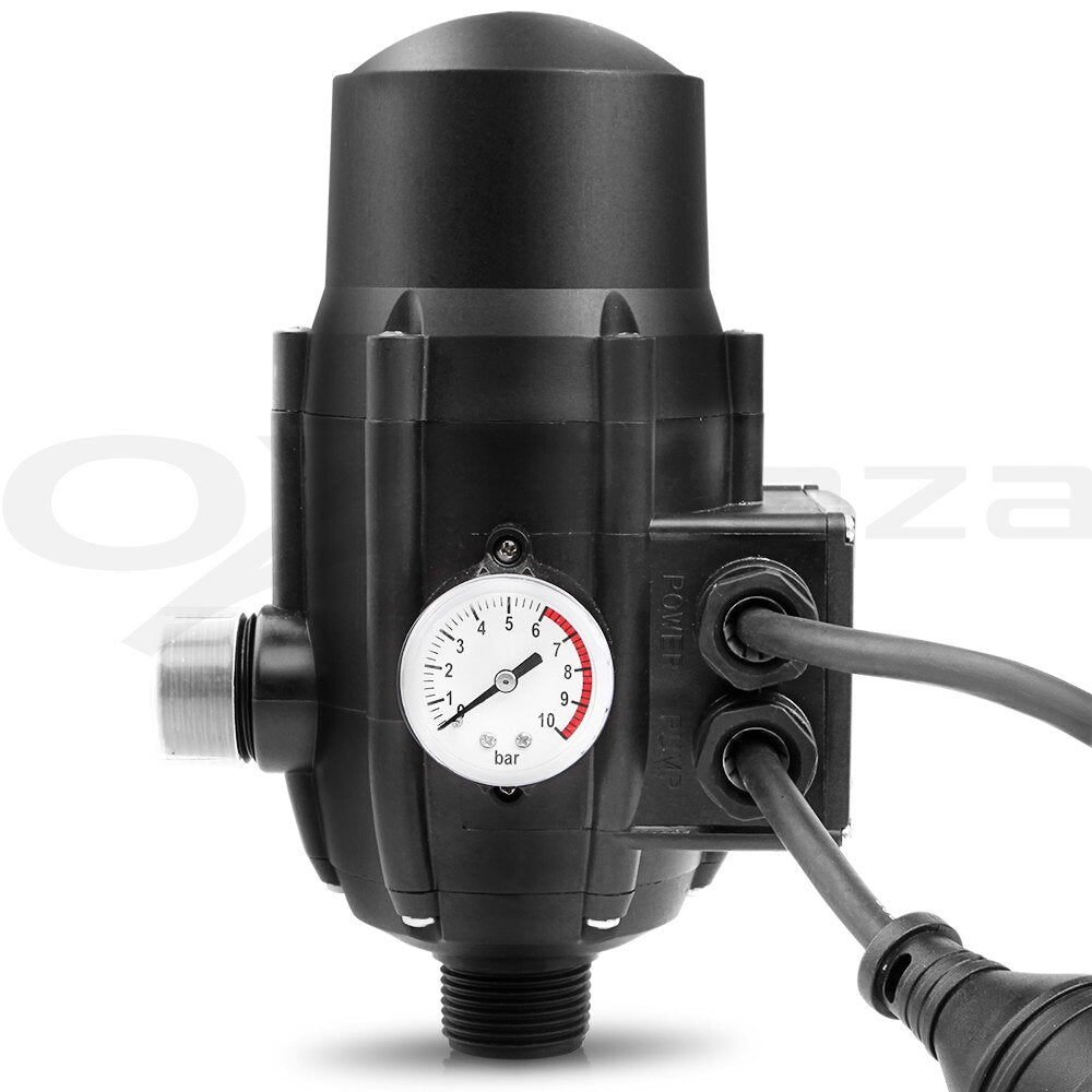 Electric Water Pressure Pump Controller Auto Switch Black