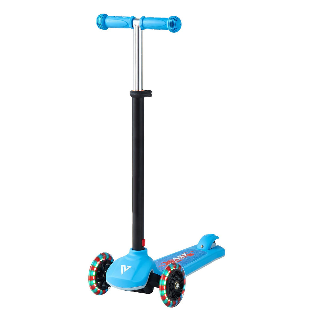 Uimoso Kick Scooter for Kids Ages 3+ with 3 Wheels, Adjustable Height, Blue