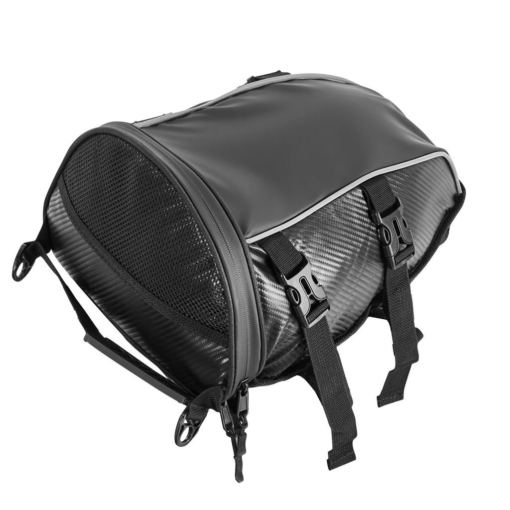 Uimoso Motorcycle Tail Bag Rear Seat Luggage Storage Backpack 10L