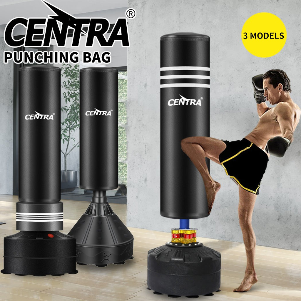 Centra Freestanding Boxing Bag – Speed & Kick Heavy Leather Gym Trainer