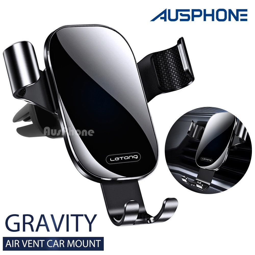 Gravity Air Vent Car Phone Holder Secure Clip Mount