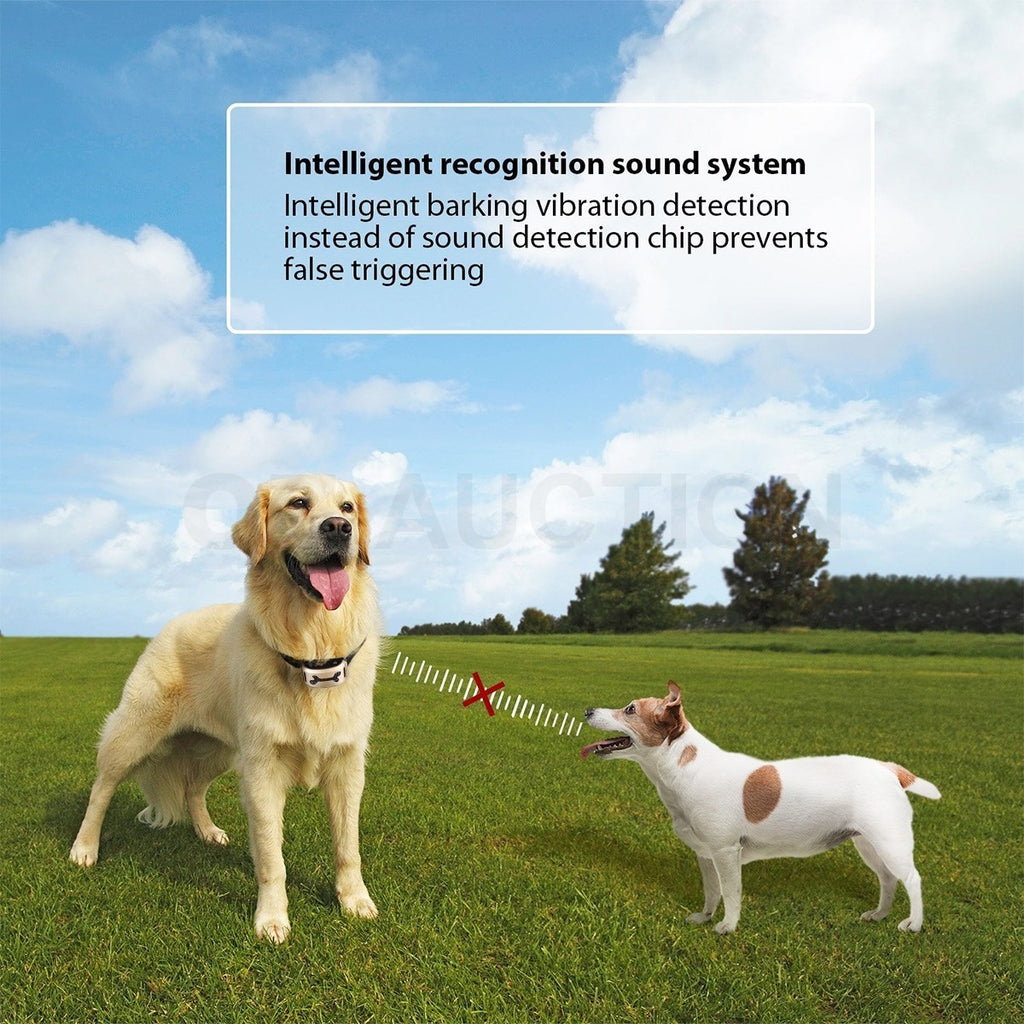 Dog Bark Collar Automatic Anti-Barking Control Rechargeable Pet