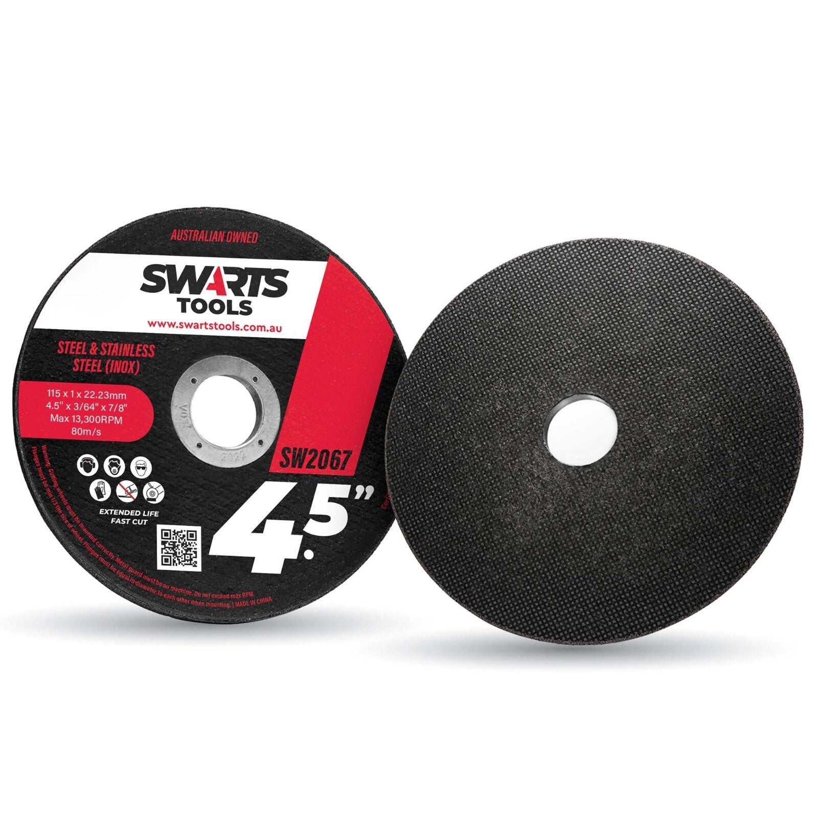 50pc 4.5" (115mm) Cutting Discs – Thin Angle Grinder Wheels for Metal & Steel