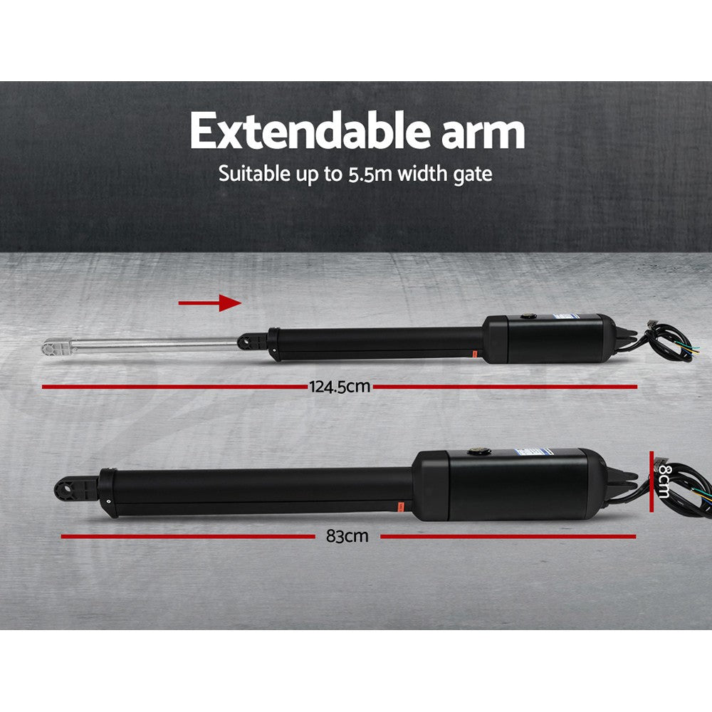 10W Swing Gate Opener Auto Solar Electric Remote 600KG