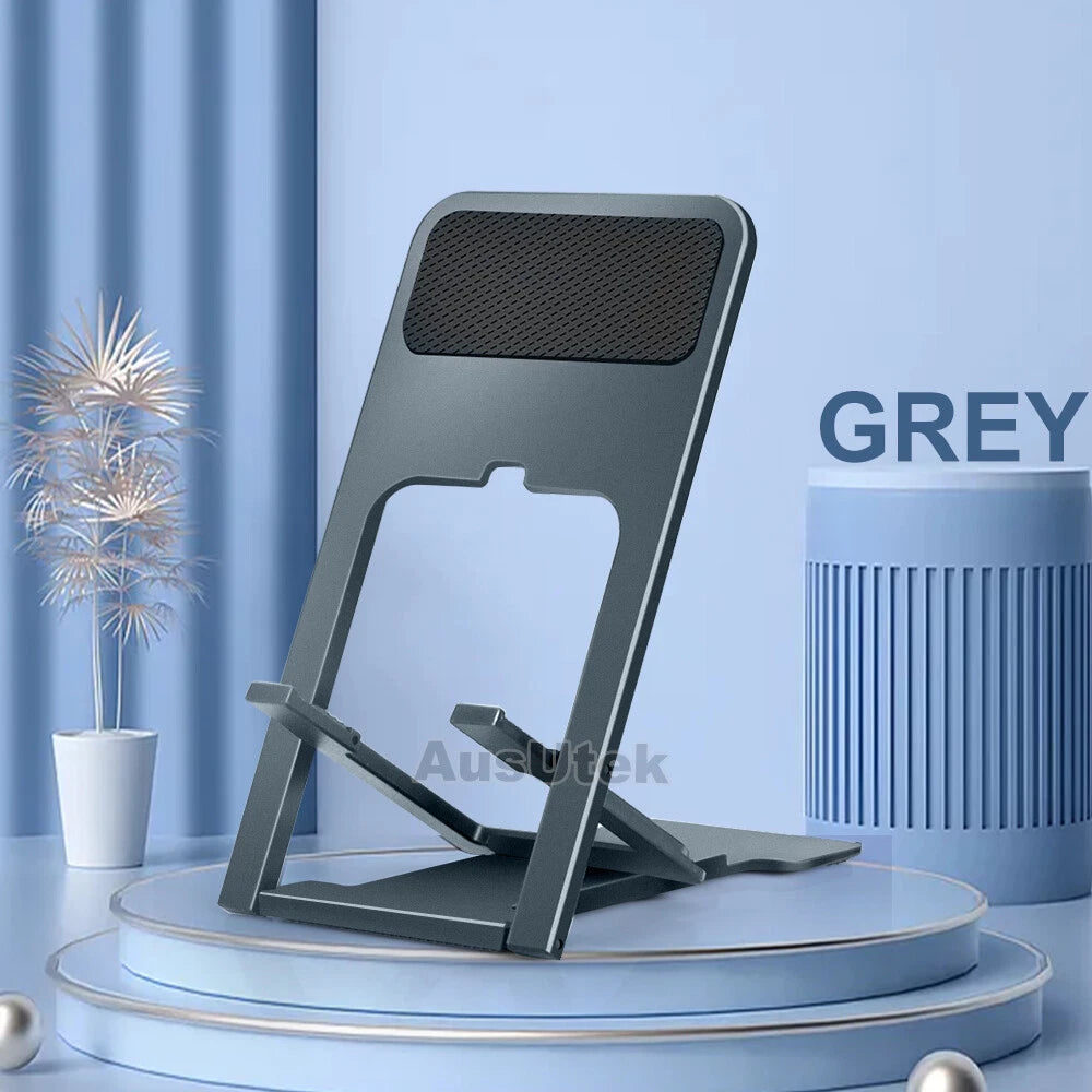 Adjustable Folding Desk Mobile Phone Stand Mount Holder For iPhone iPad Tablet