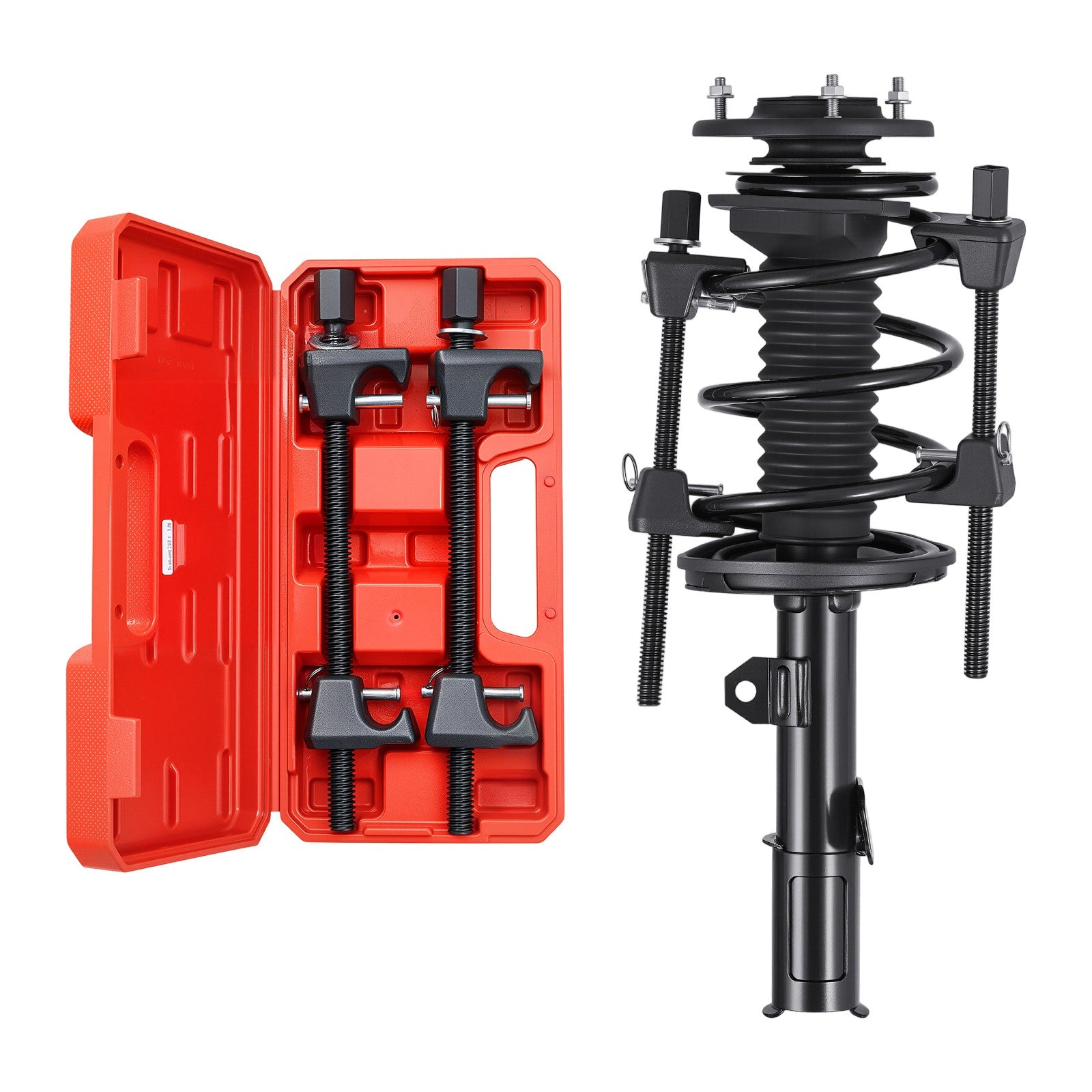 Uimoso Strut Coil Spring Compressor Set, 2-Piece, 10.4-Inch Compression Range