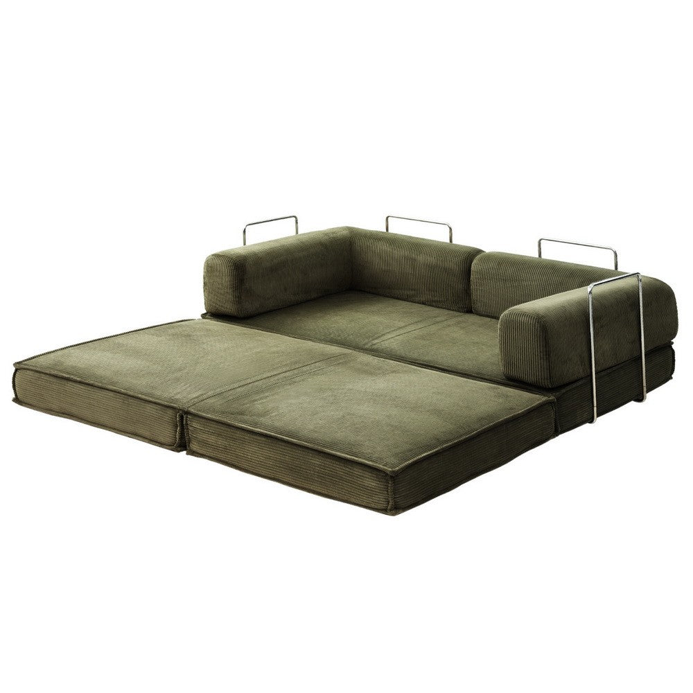 Convertible Folding Sofa Bed Pull Out Mattress Couch