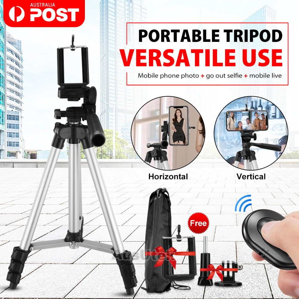 Adjustable Camera Tripod Mount Stand Holder for iPhone17 Air Pro Max Samsung S25