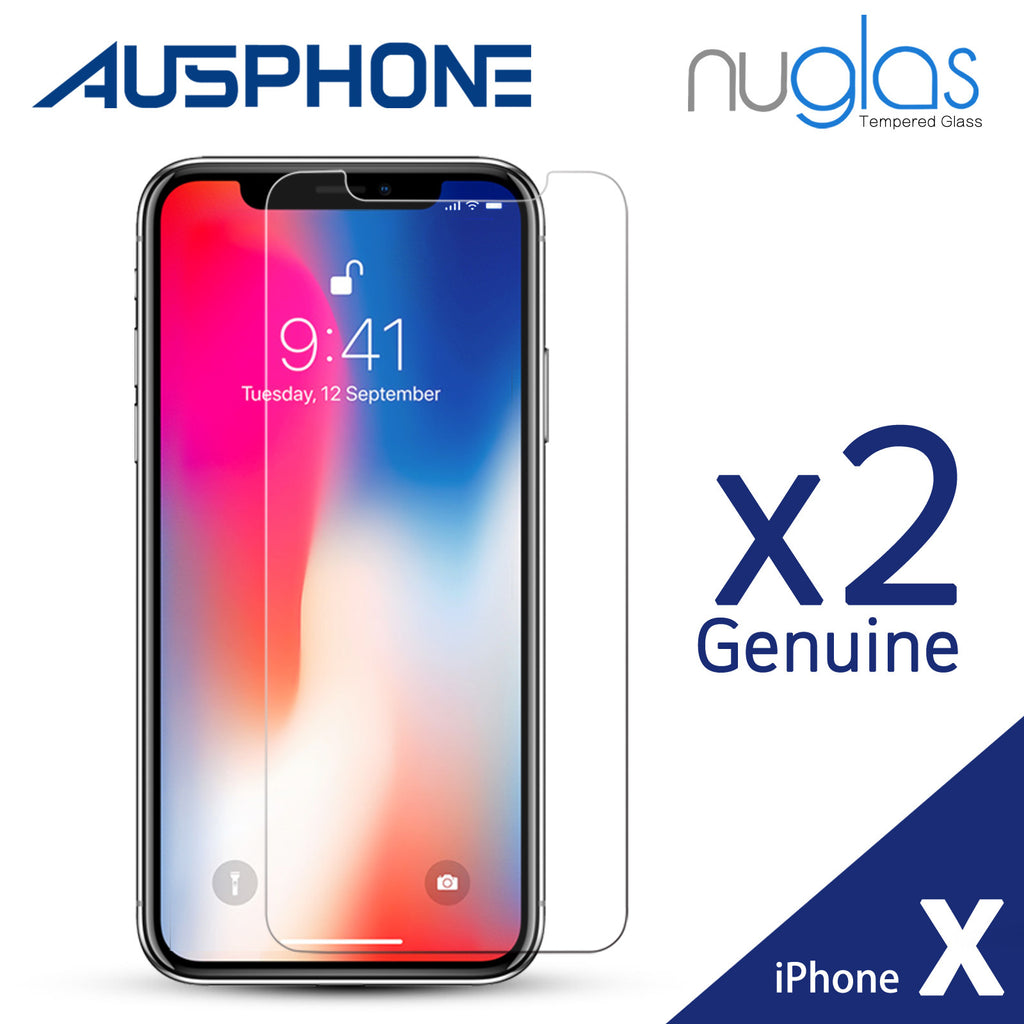 2x Tempered Glass Screen Protector for iPhone