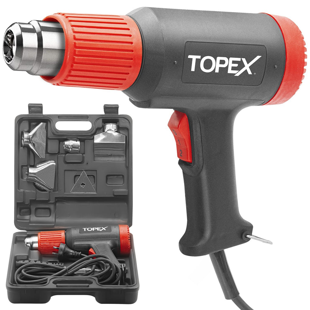 1800W Heat Gun – Hot Air Tool Kit with 5 Accessories & Case