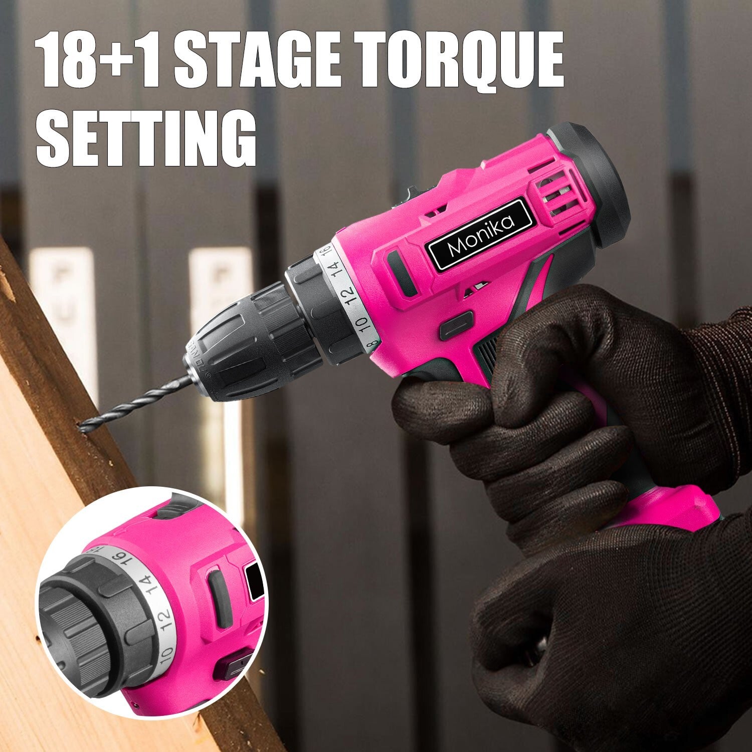 12V Cordless Drill – Pink Screwdriver Kit for Women