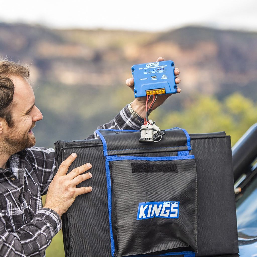 Adventure Kings 20A MPPT Solar Regulator USB Charging Power 4WD Caravan Control