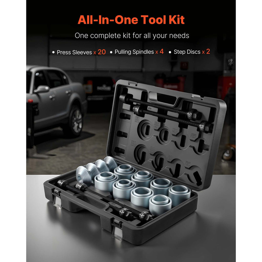 Uimoso 28PCS Pull & Press Sleeve Kit for Bush and Bearing Removal & Installation