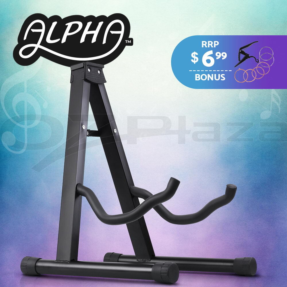 Portable Guitar Stand Folding Electric Acoustic Bass Floor Rack