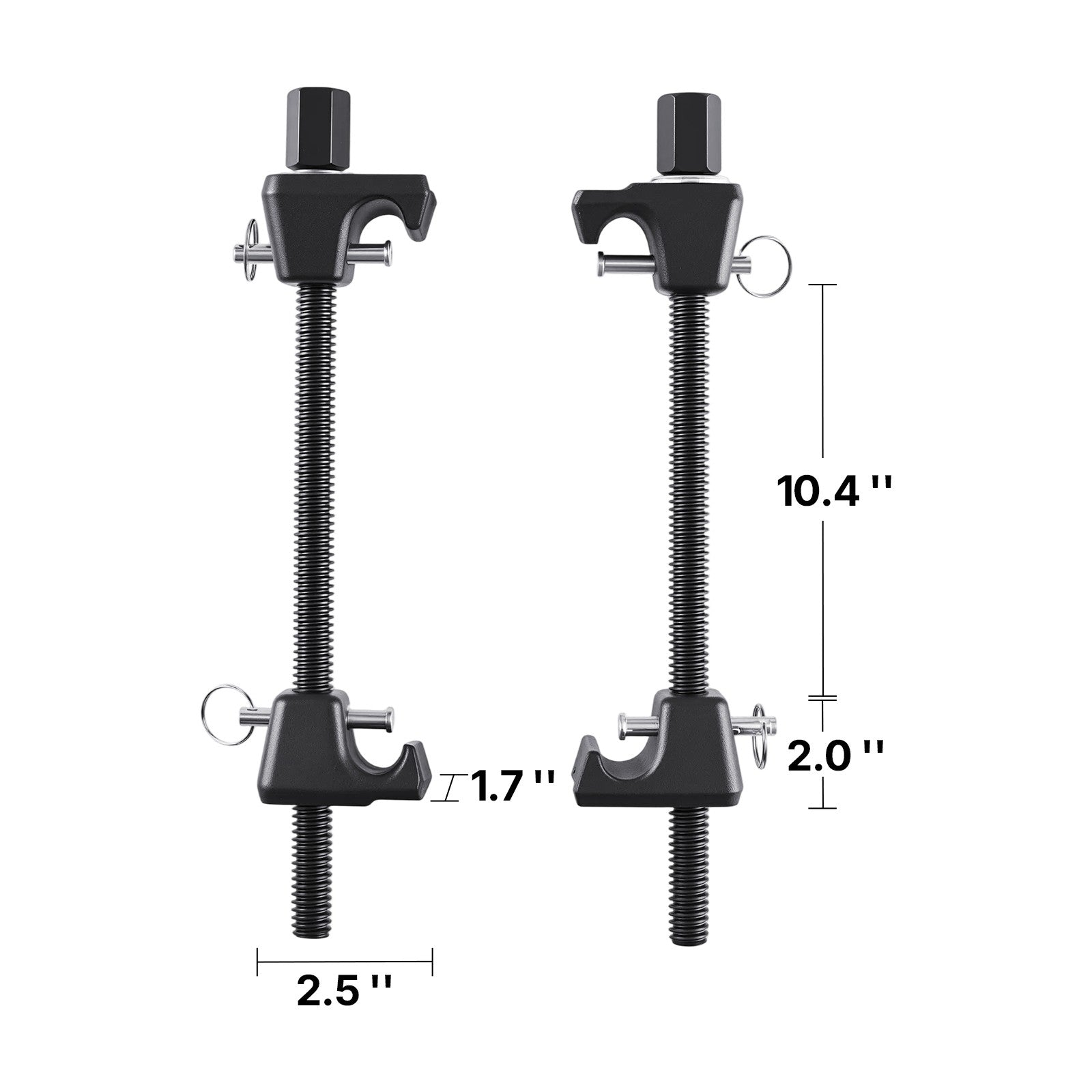 Uimoso Strut Coil Spring Compressor Set, 2-Piece, 10.4-Inch Compression Range