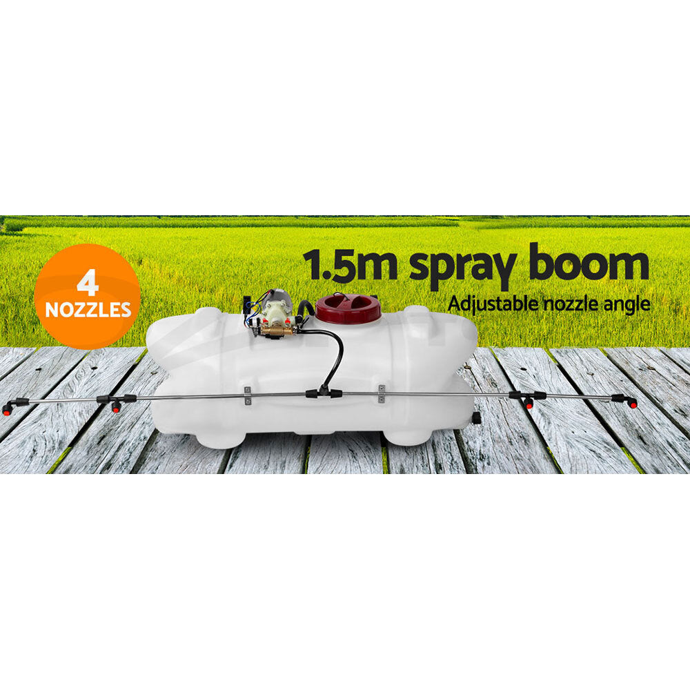 100L ATV Weed Sprayer Boom Pump Spot Spray 12V Garden Farm