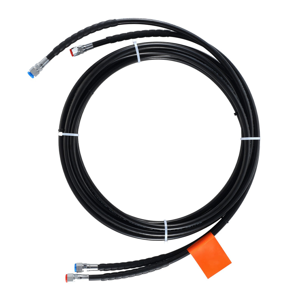Uimoso Outboard Hose Kit 20ft Hydraulic Steering Hose for Outboard Steering Boat