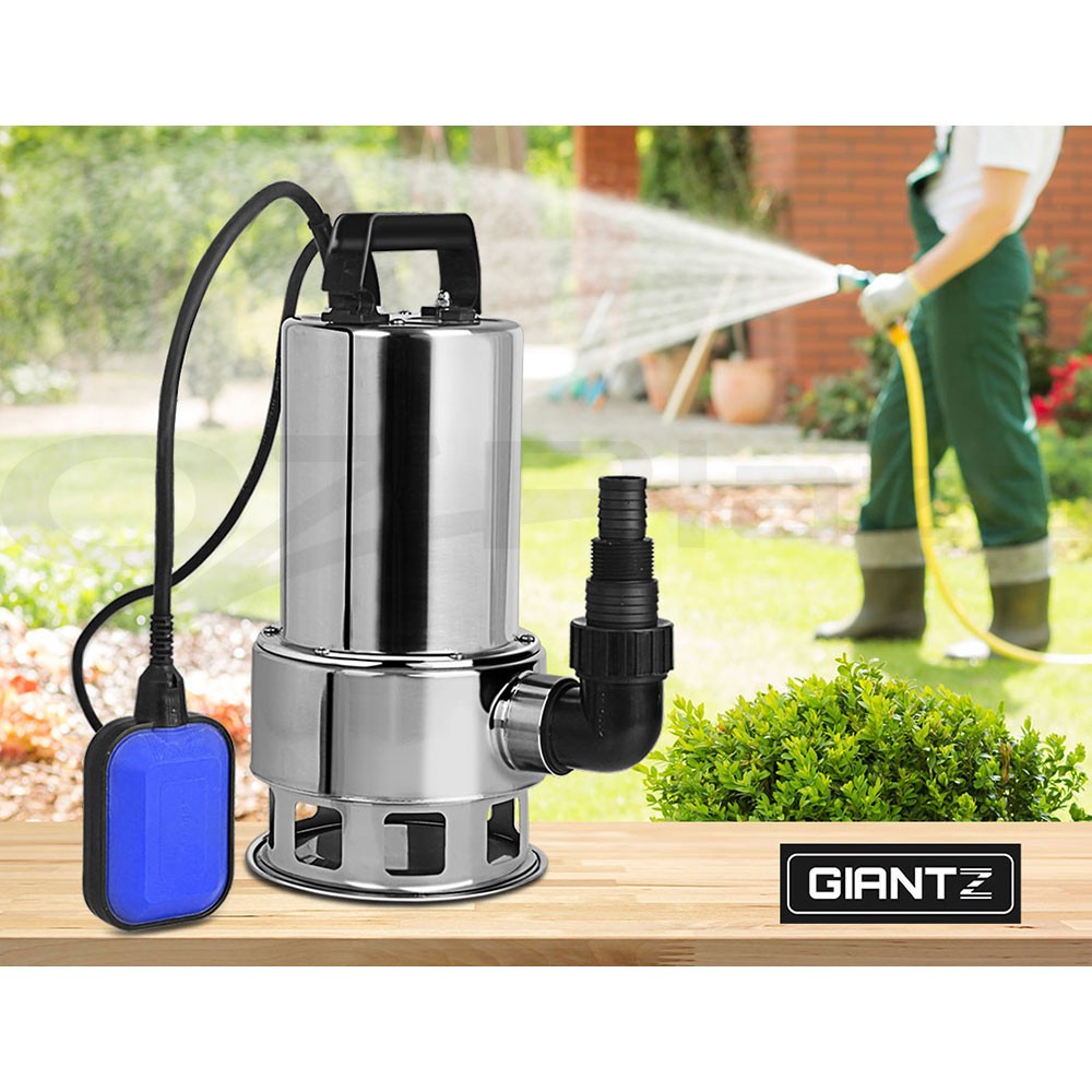 OVCN 1800W Max Submersible Dirty Water Pump Bore Tank Well Steel