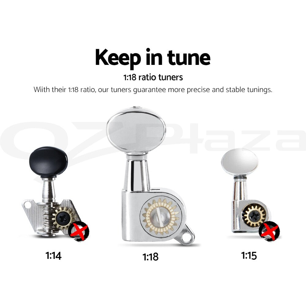 23" Ukulele Natural Mahogany Concert Beginner w/ Carry Bag