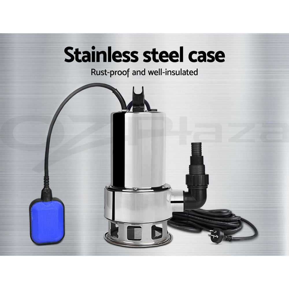 OVCN 1800W Max Submersible Dirty Water Pump Bore Tank Well Steel