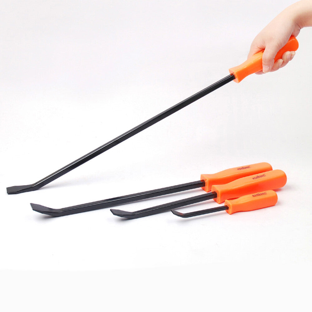 4PCS Pry Bar Set – HORUSDY Heavy Duty Steel Crowbars for Car/Mechanic