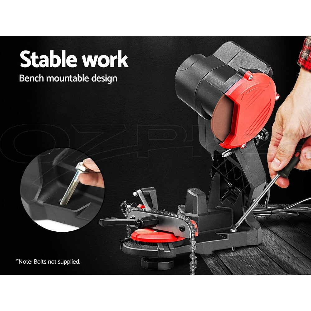 lectric Chainsaw Sharpener Chain Blade Saw Grinder Bench Tool