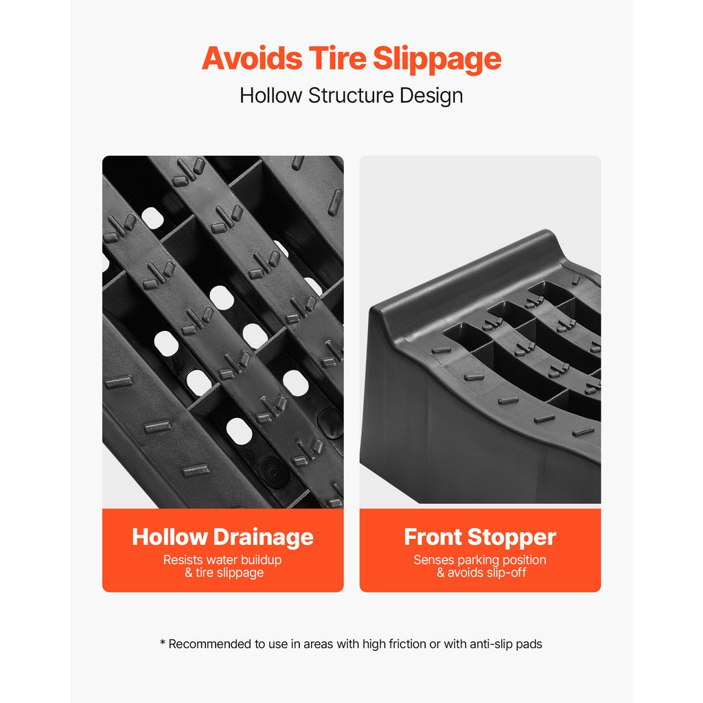 Uimoso Car Service Ramps, 2-Pack, 5897 kg Capacity, 155 mm Height Lift