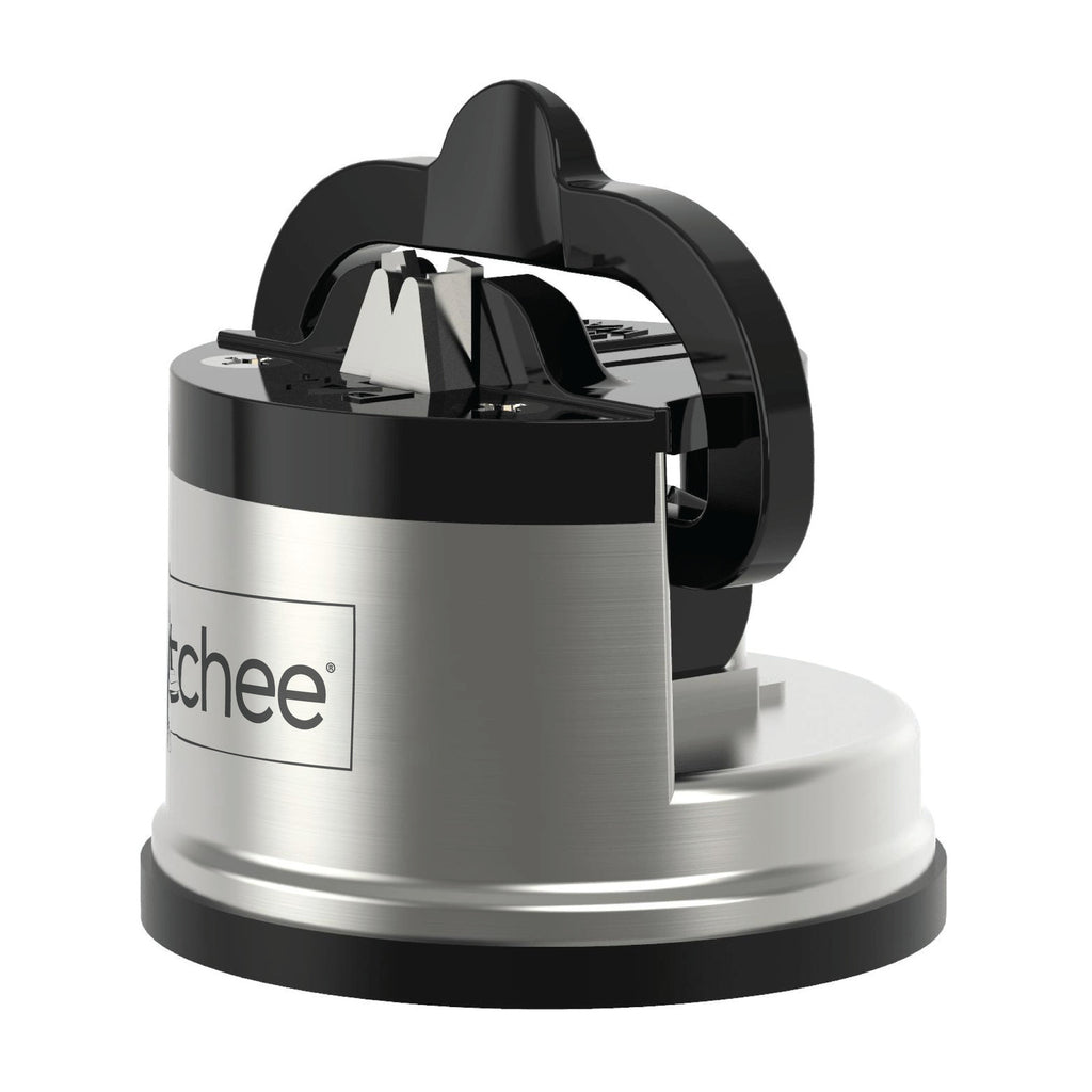 Knife Sharpener Suction Grip for Safe Kitchen Use