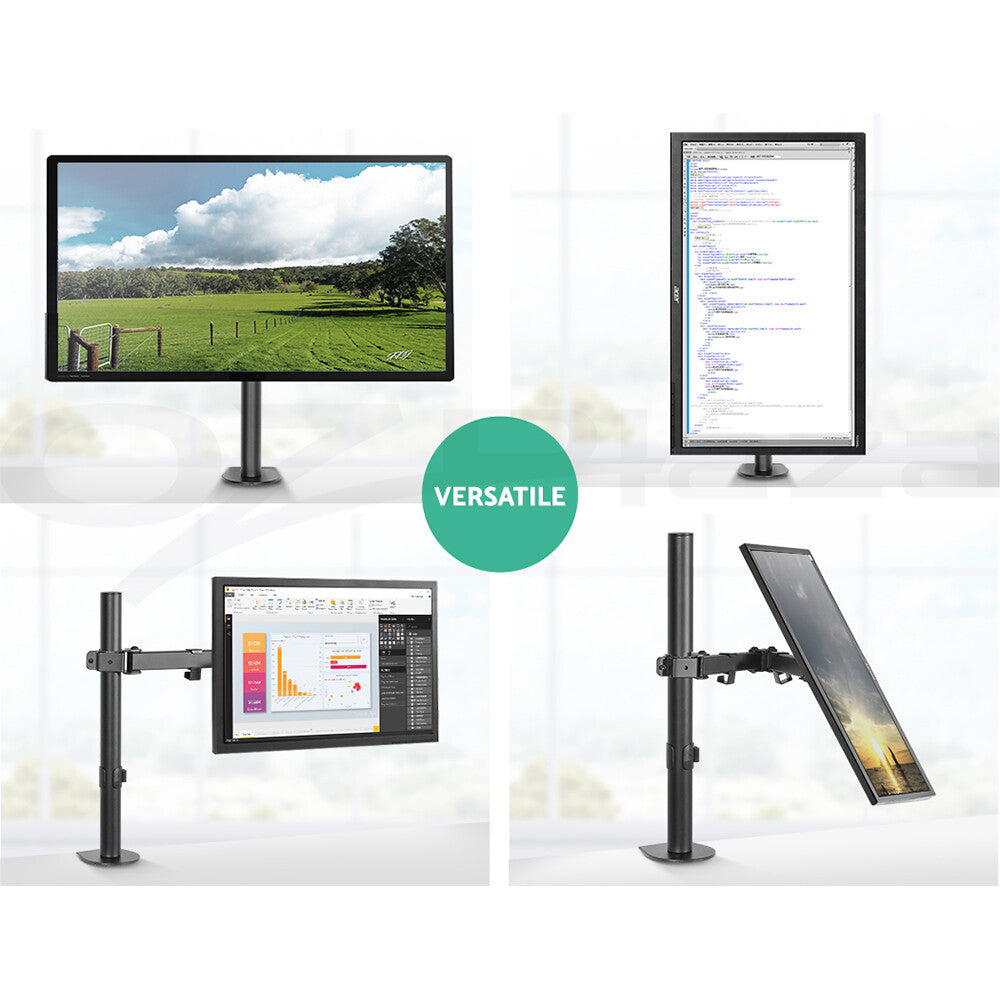 32'' Monitor Desk Mount Arm Bracket Black