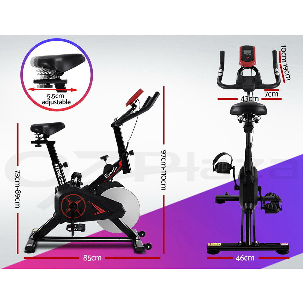 10kg Flywheel Spin Exercise Bike Fitness Cycling Workout