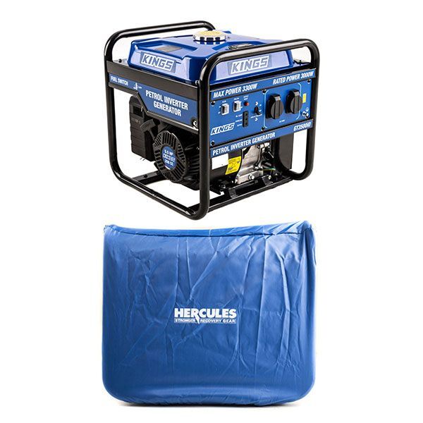 Adventure Kings 3.0kVA Inverter Generator 2Yr Warranty + Cover Portable Camping