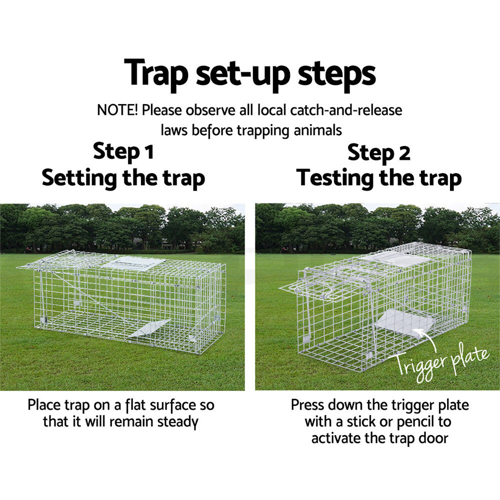 Gardeon Animal Trap Humane Possum Cage Live Animal Safe Catch Rabbit Cat Hare