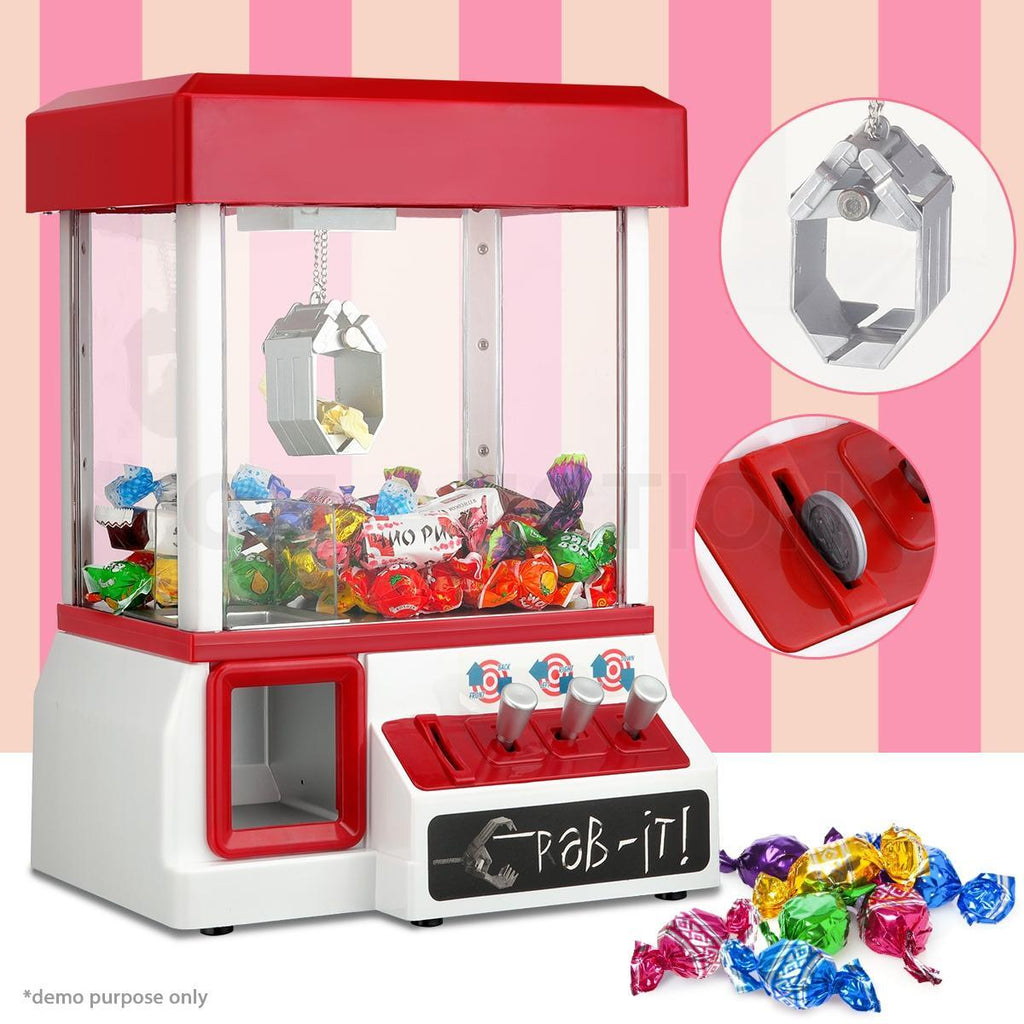 Carnival Arcade Claw Machine – Candy Grabber Prize Game for Kids
