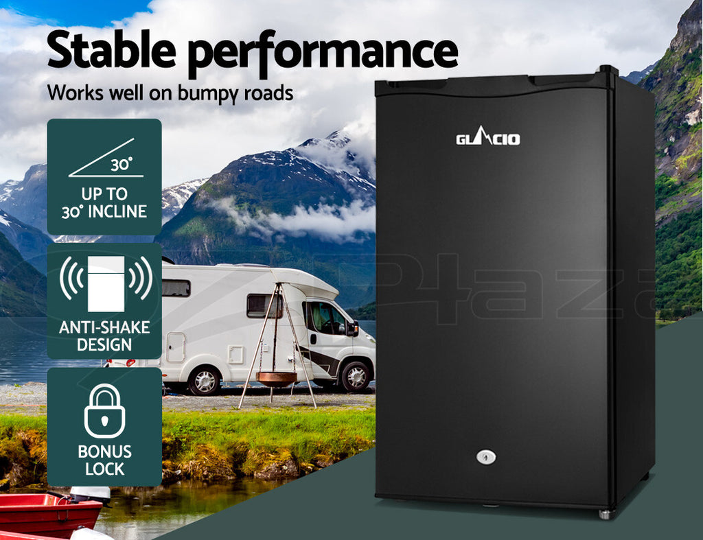 80–95L Portable Bar Fridge Freezer 12V/24V/240V Camping Caravan