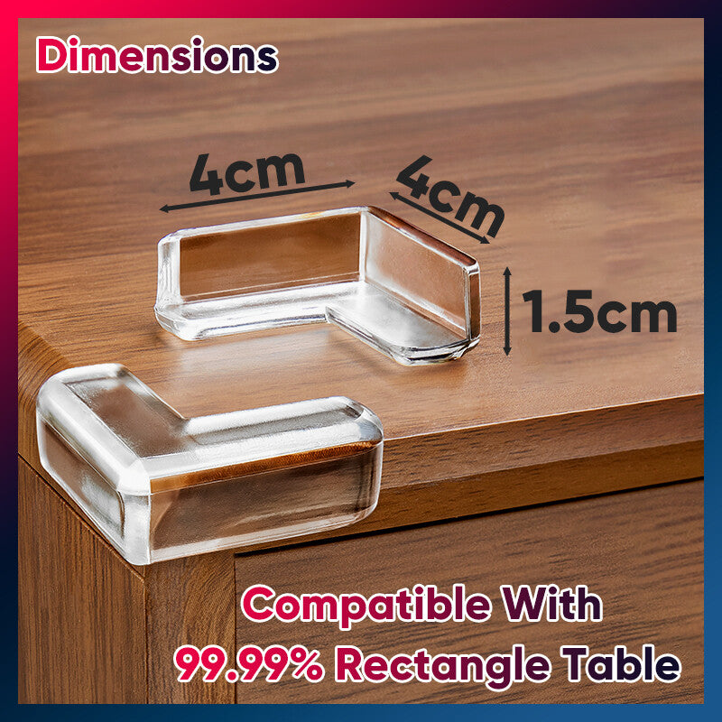 Clear Desk Edge Corner Protector Baby Child Safety Guard