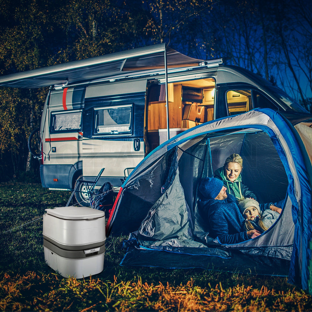 24L Portable Camping Toilet – Travel Potty for Caravan, Hiking & Boating