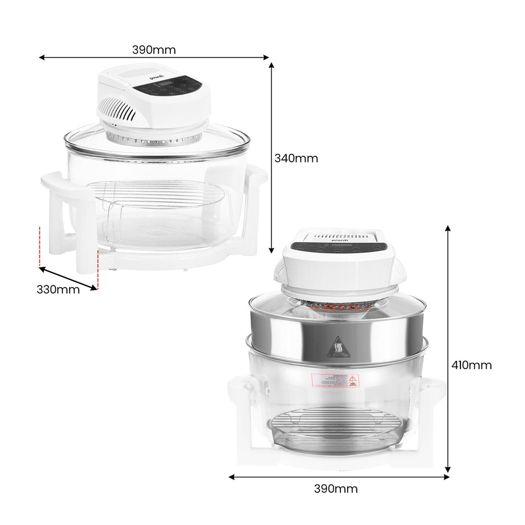 Pronti Digital Convection Oven 17L 1400W Turbo Cooking