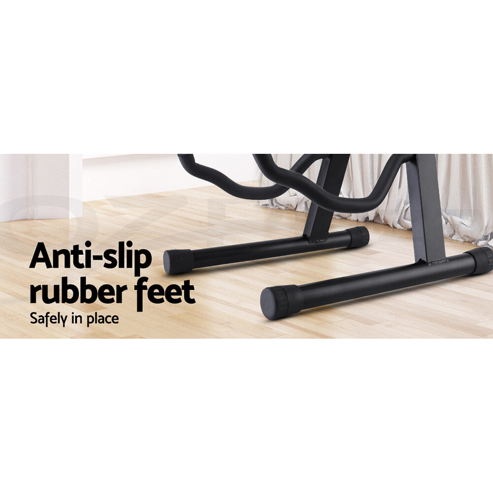 Portable Guitar Stand Folding Electric Acoustic Bass Floor Rack