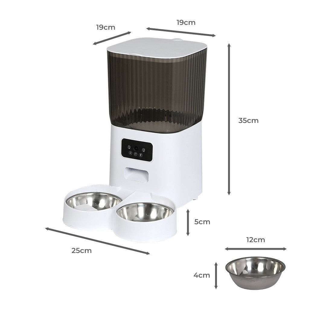 5L Pawz Pet Feeder – Automatic WiFi Food Dispenser for Cats & Dogs