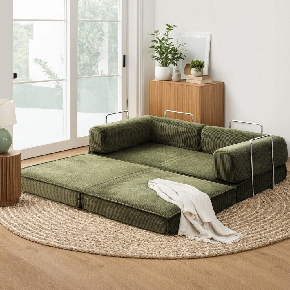 Convertible Folding Sofa Bed Pull Out Mattress Couch