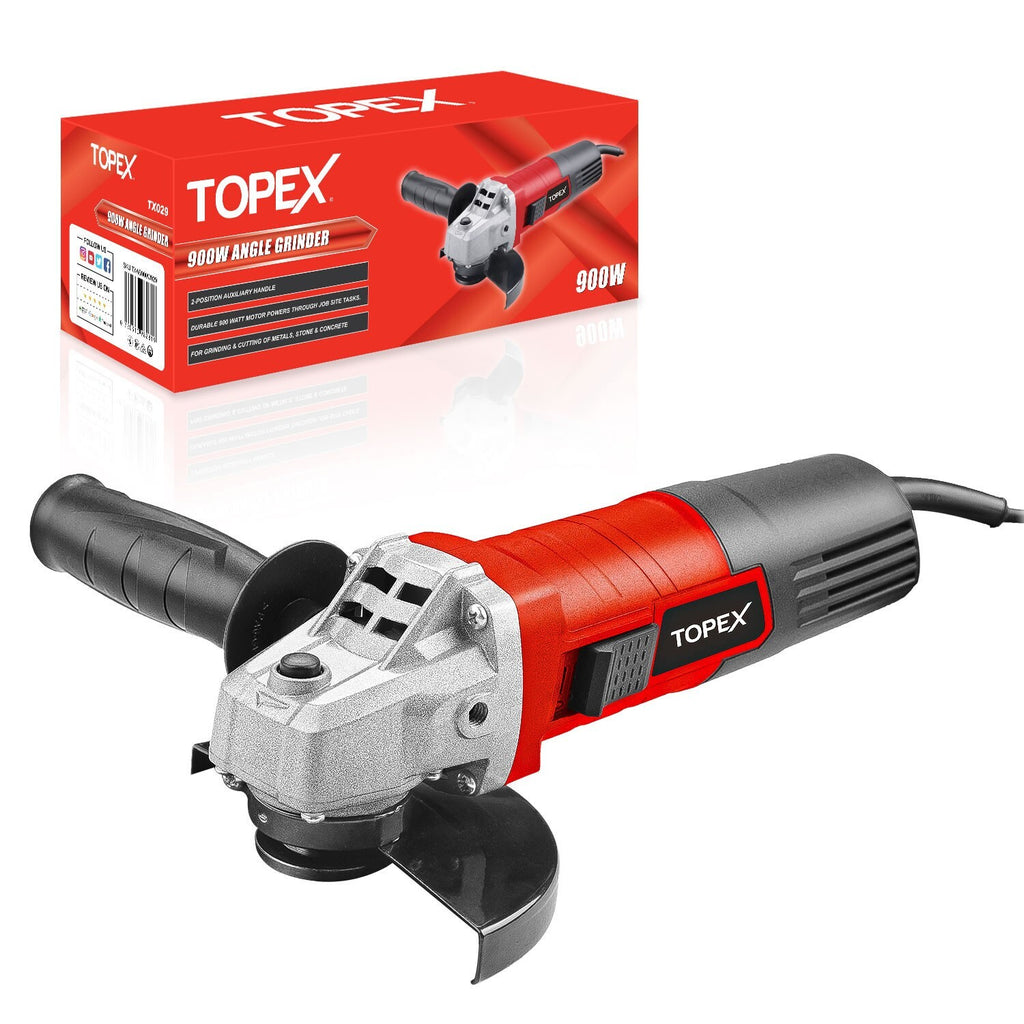 900W Angle Grinder – 125mm Heavy Duty with Side Handle