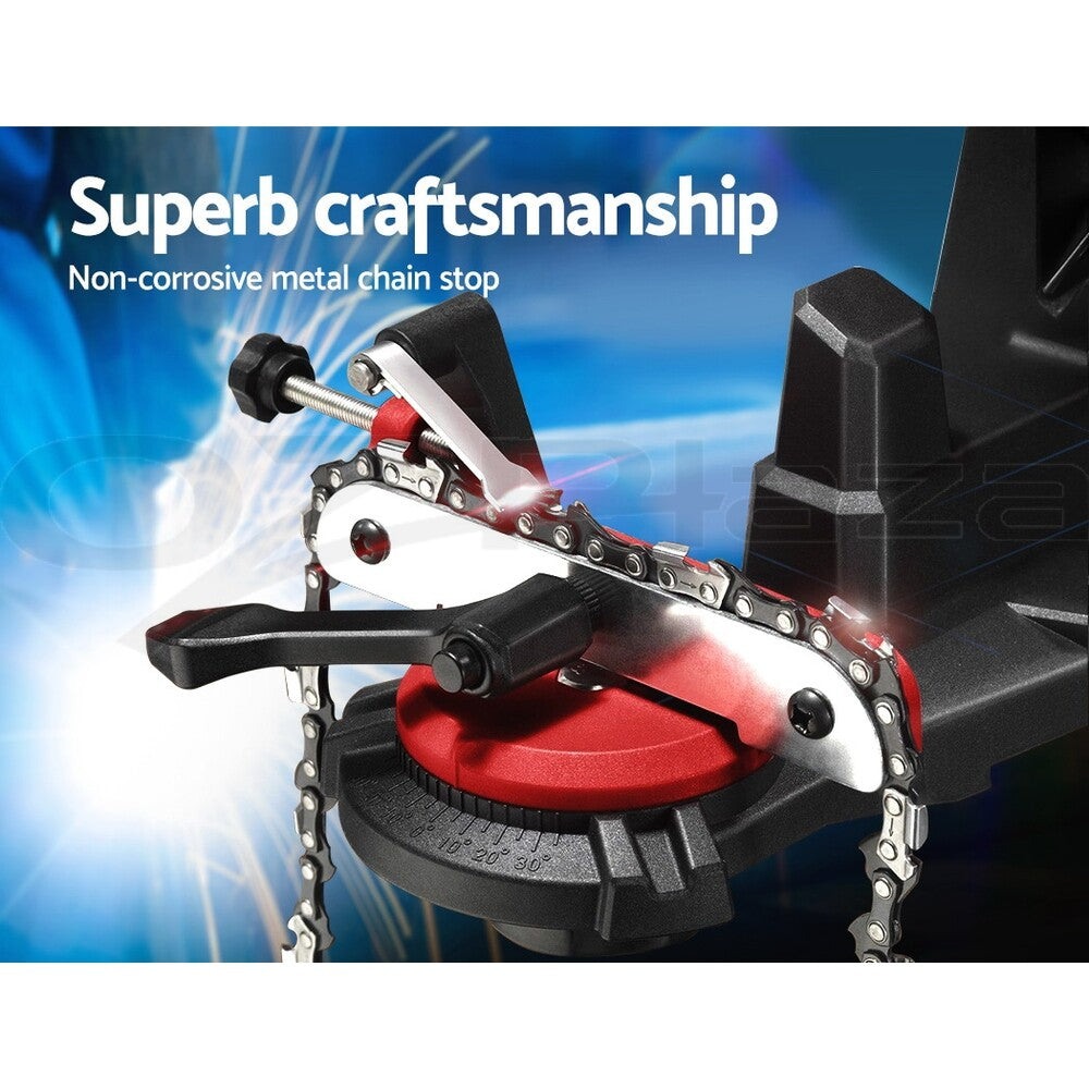 lectric Chainsaw Sharpener Chain Blade Saw Grinder Bench Tool